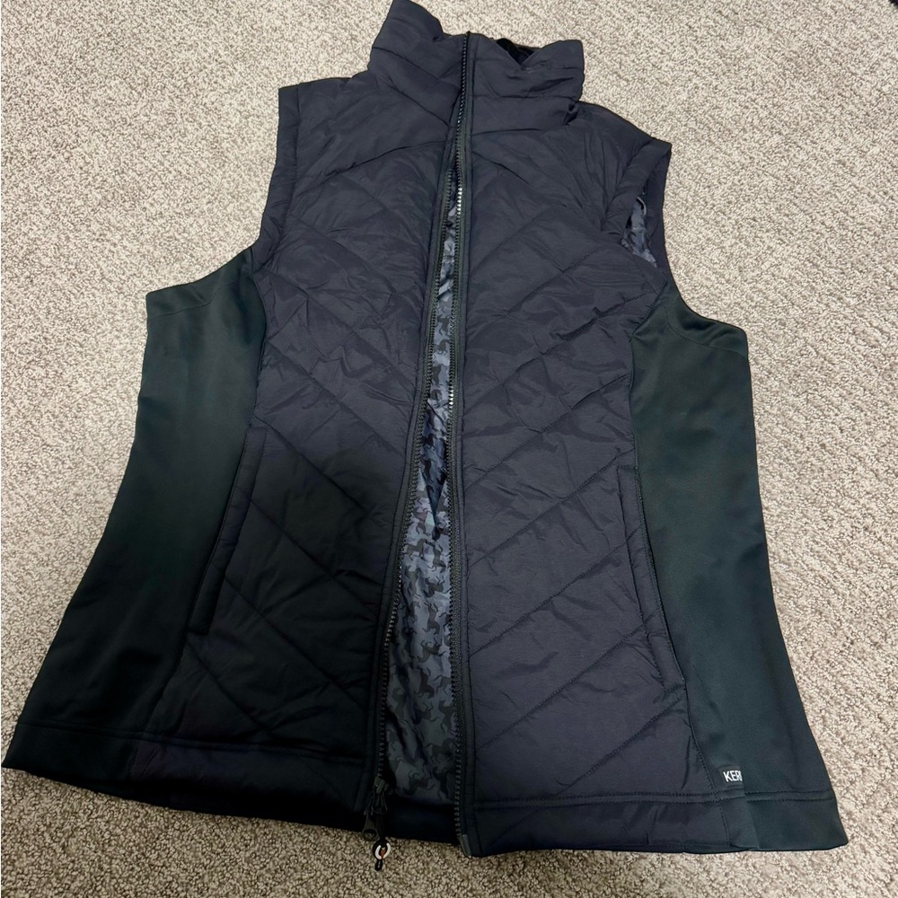 Kerrits Black Quilted Vest